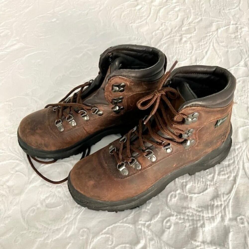 Eastland Brown Leather Hiking Boots Size 8.5